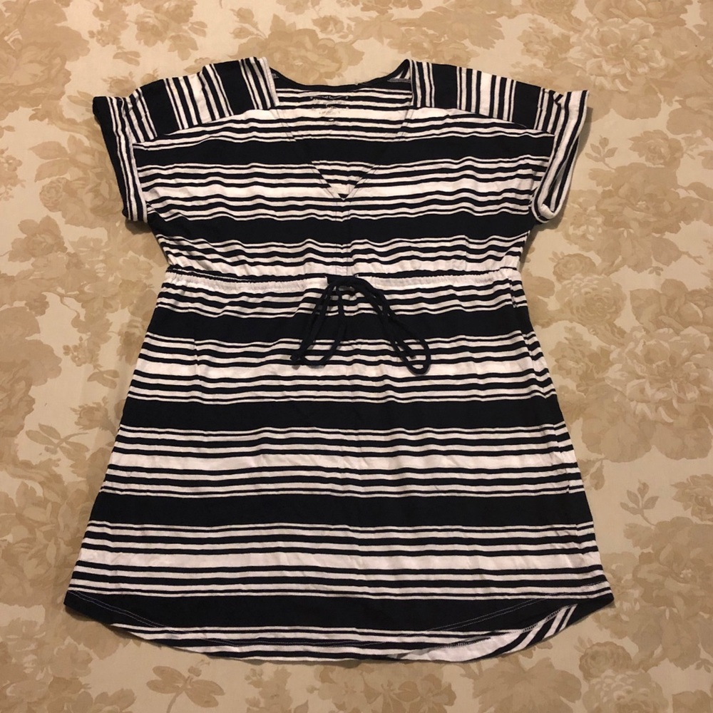 Navy/White Stripe Maternity Tunic
